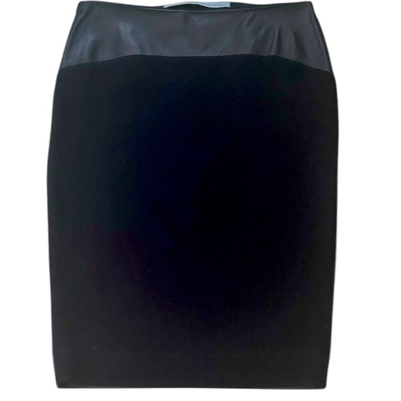 Raquel Allegra Black Leather Pencil Skirt sz. 01 - Picture 2 of 5